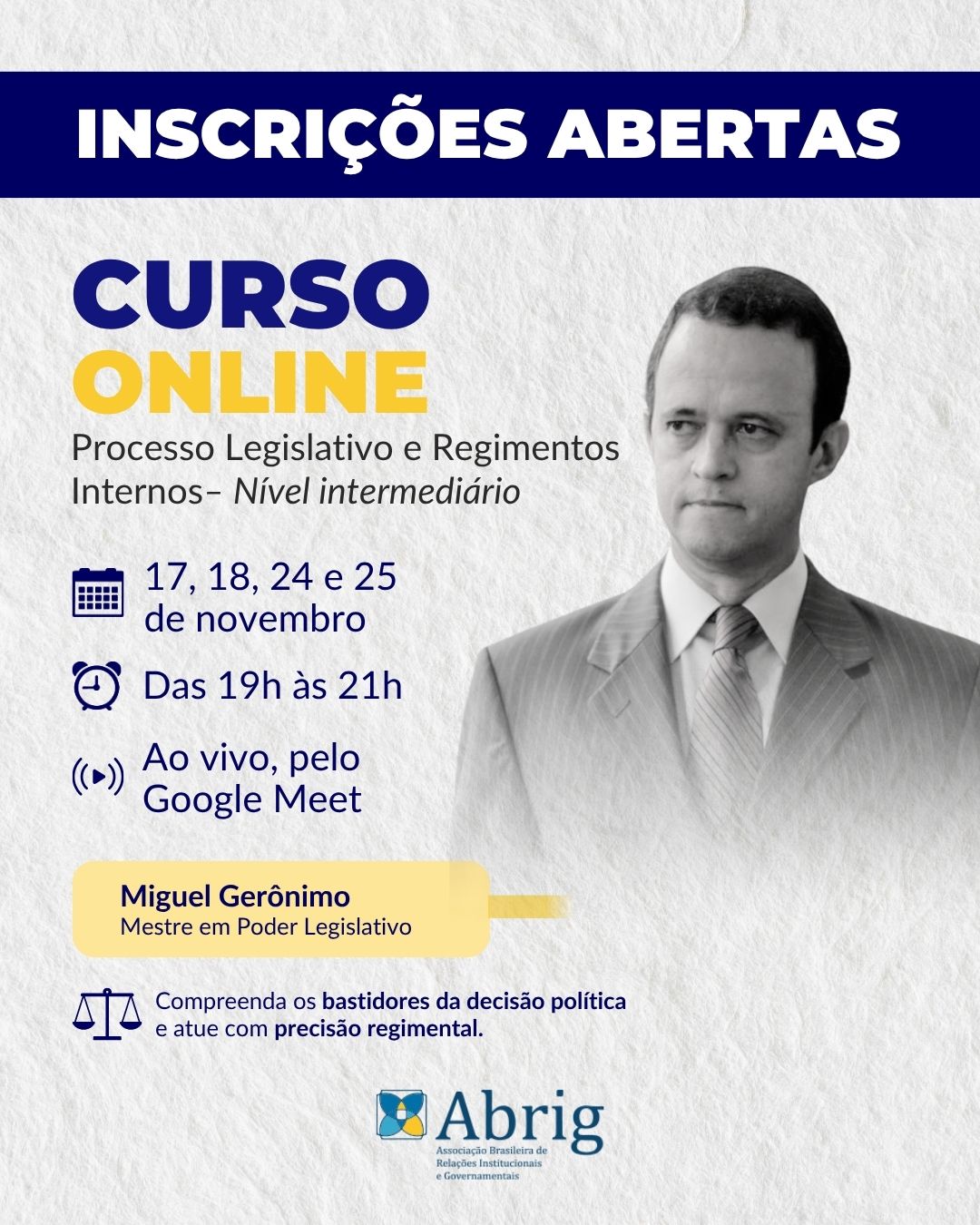 ABRIG - Associação Brasileira de Relações Institucionais e Governamentais ad