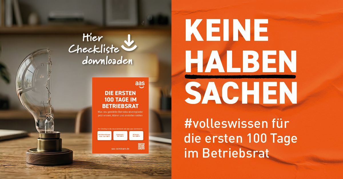 aas Seminare für Betriebsräte, Personalräte, SBV & JAV ad