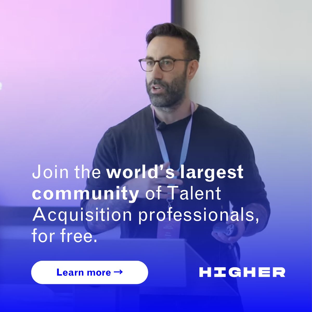 HIGHER Community ad