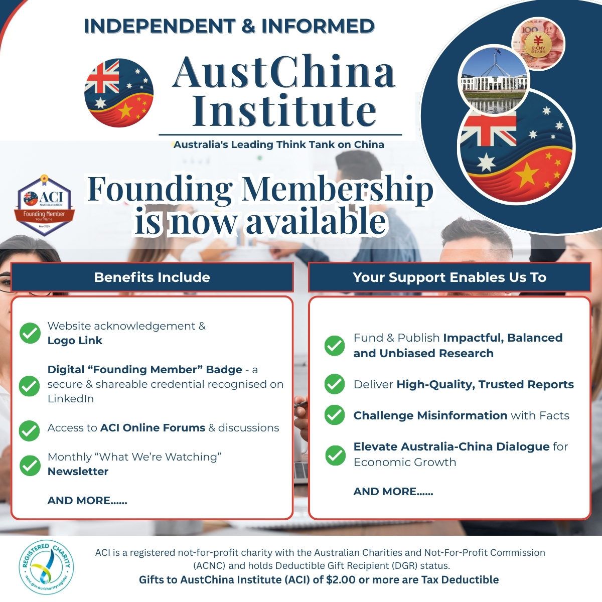 AustChina Institute ad