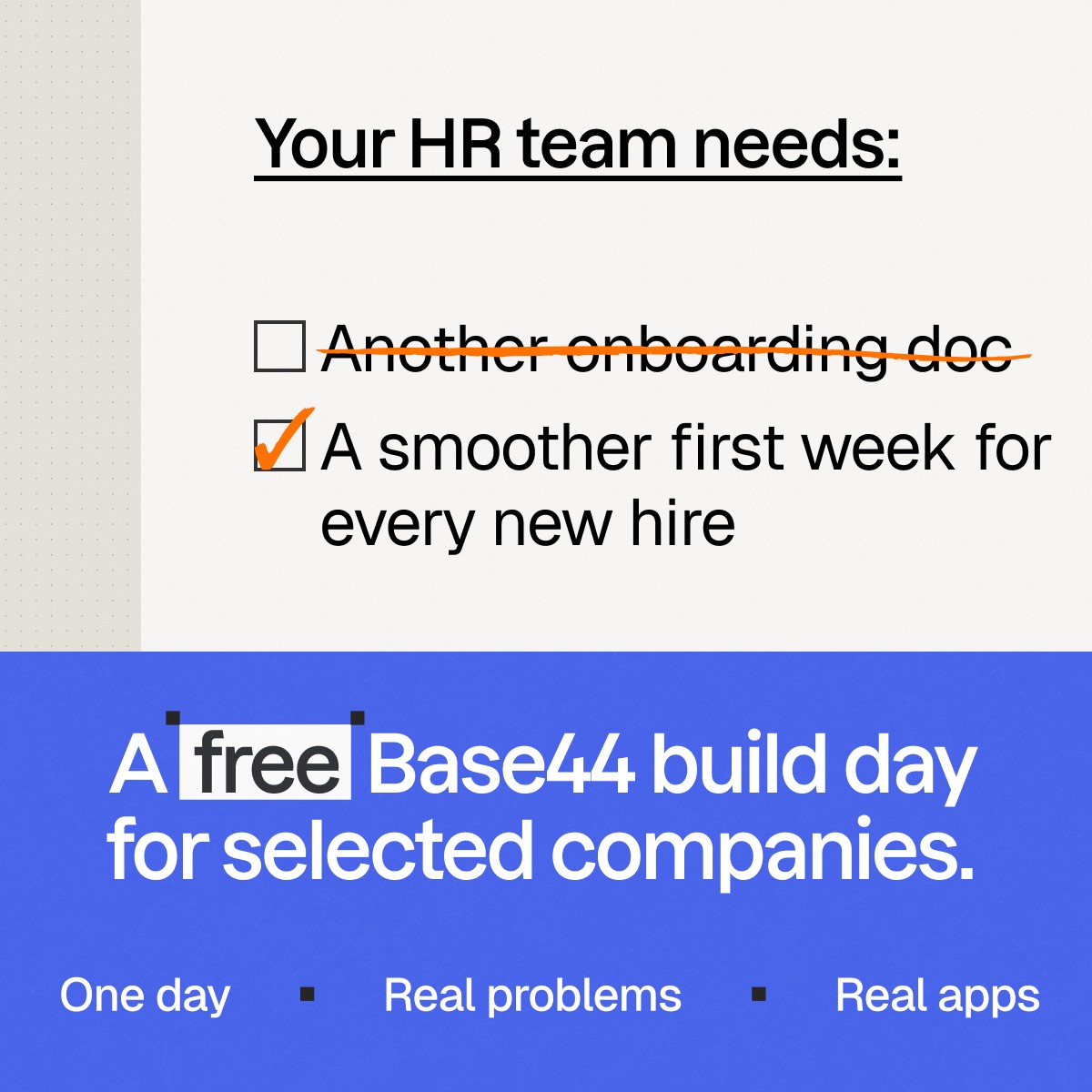 Base44 ad