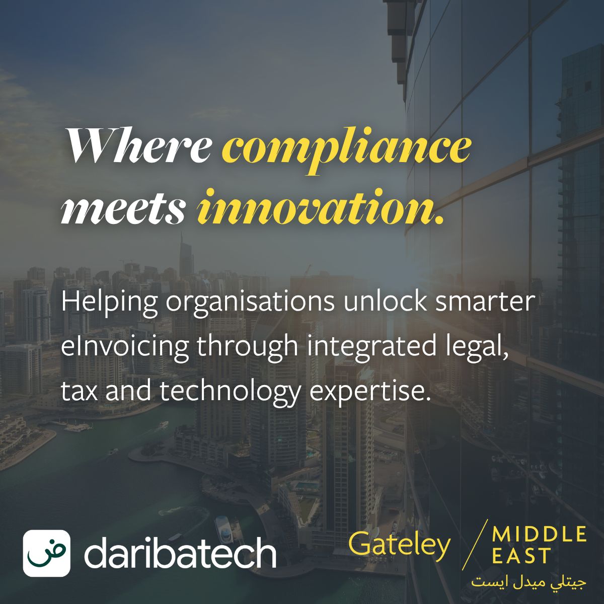 Gateley Middle East ad