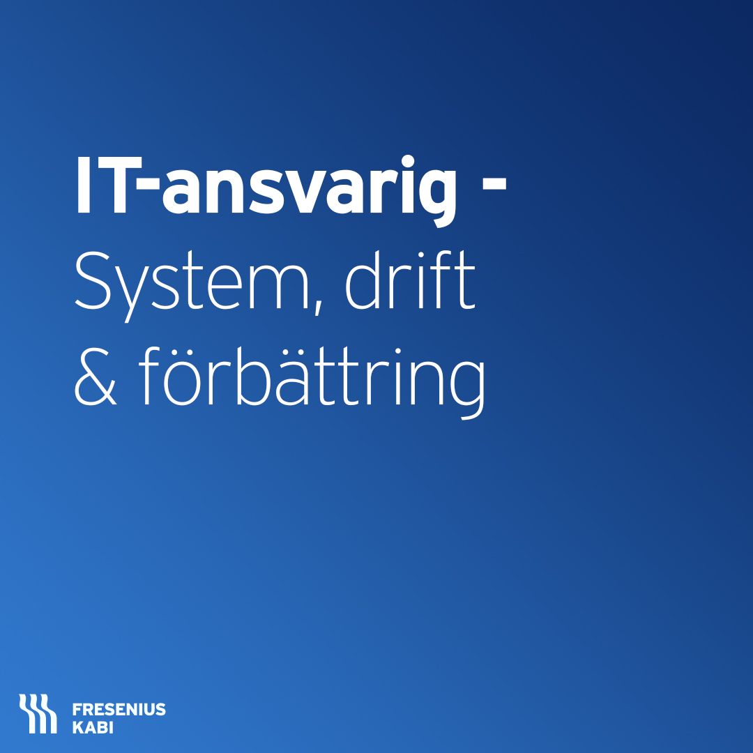 Fresenius Kabi Sweden ad