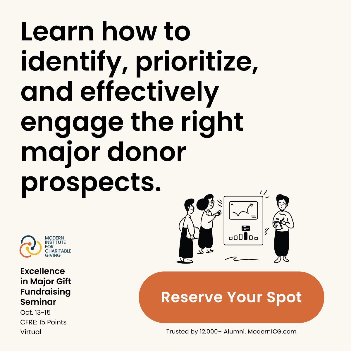 Modern Institute for Charitable Giving ad