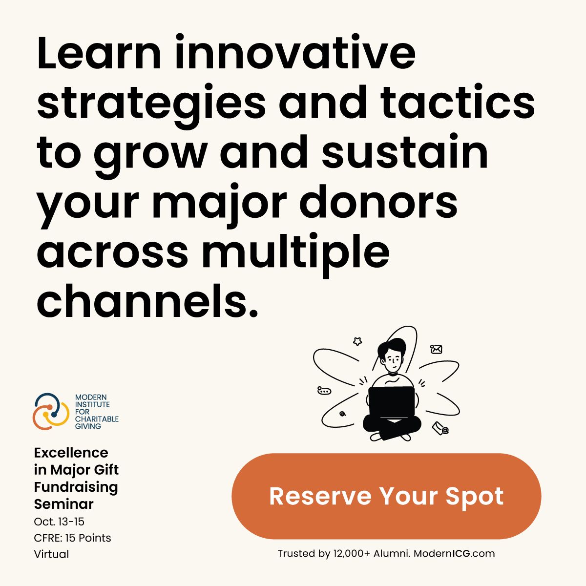 Modern Institute for Charitable Giving ad
