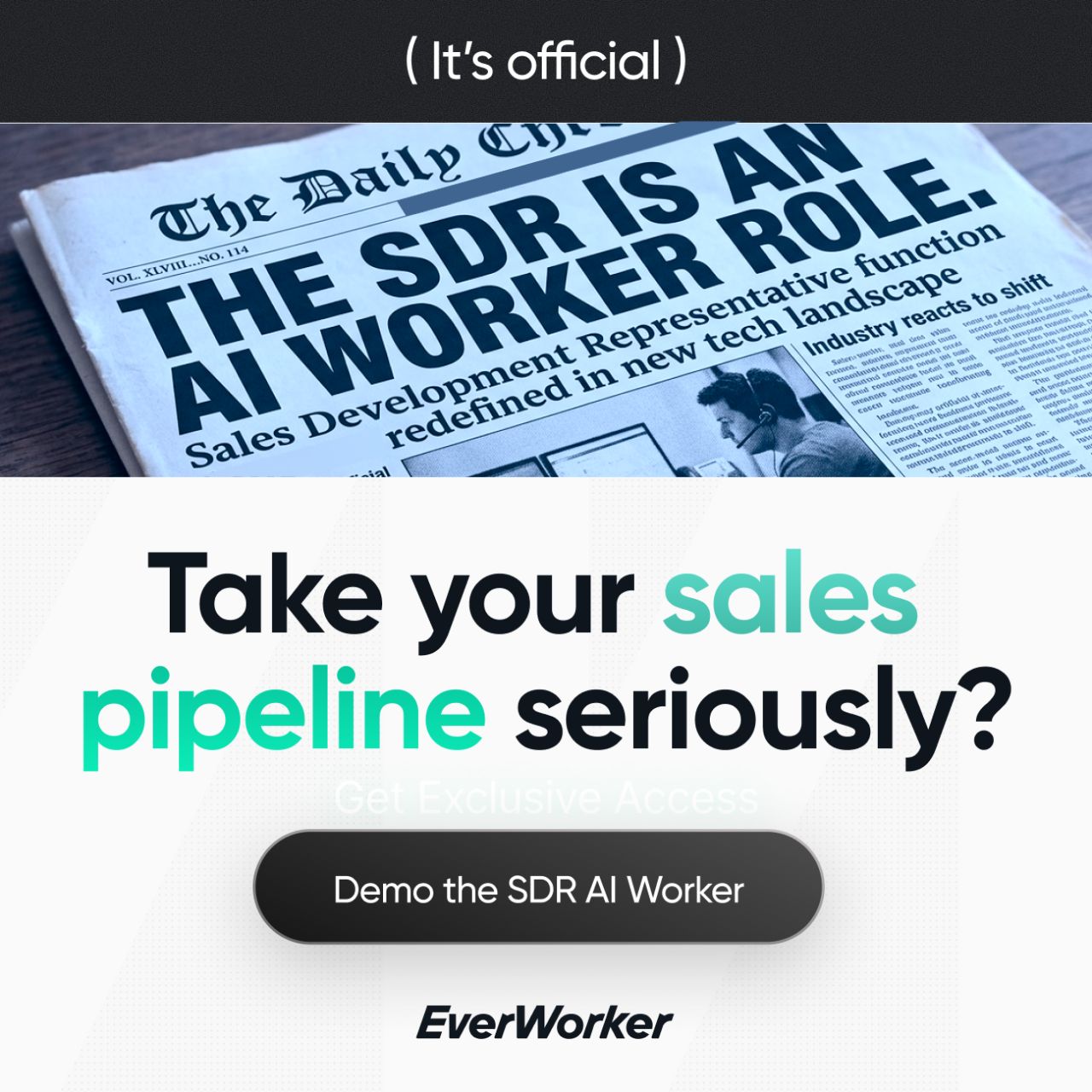 EverWorker ad