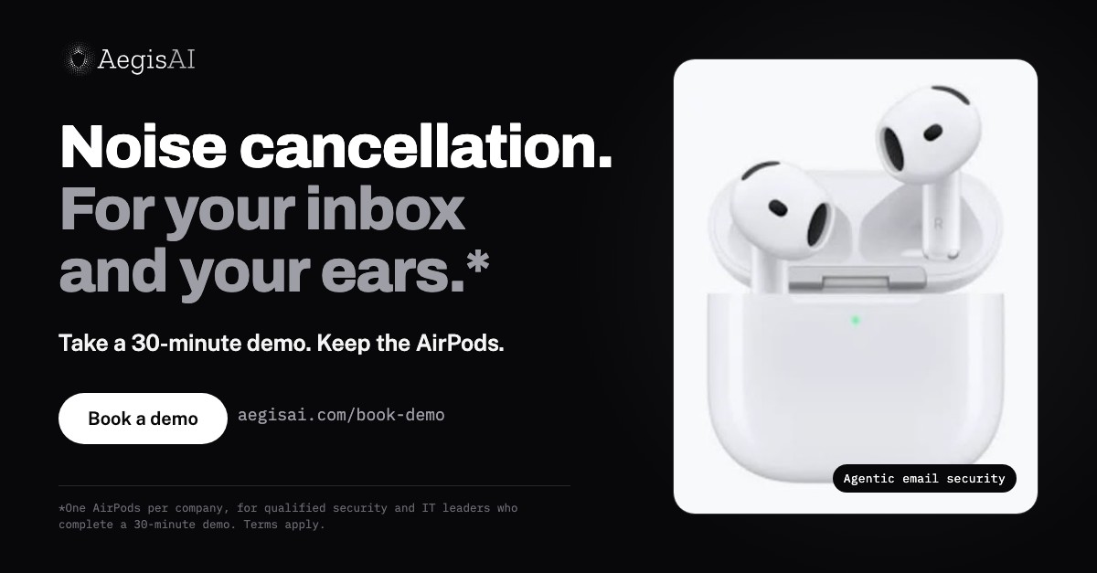 AegisAI Security ad