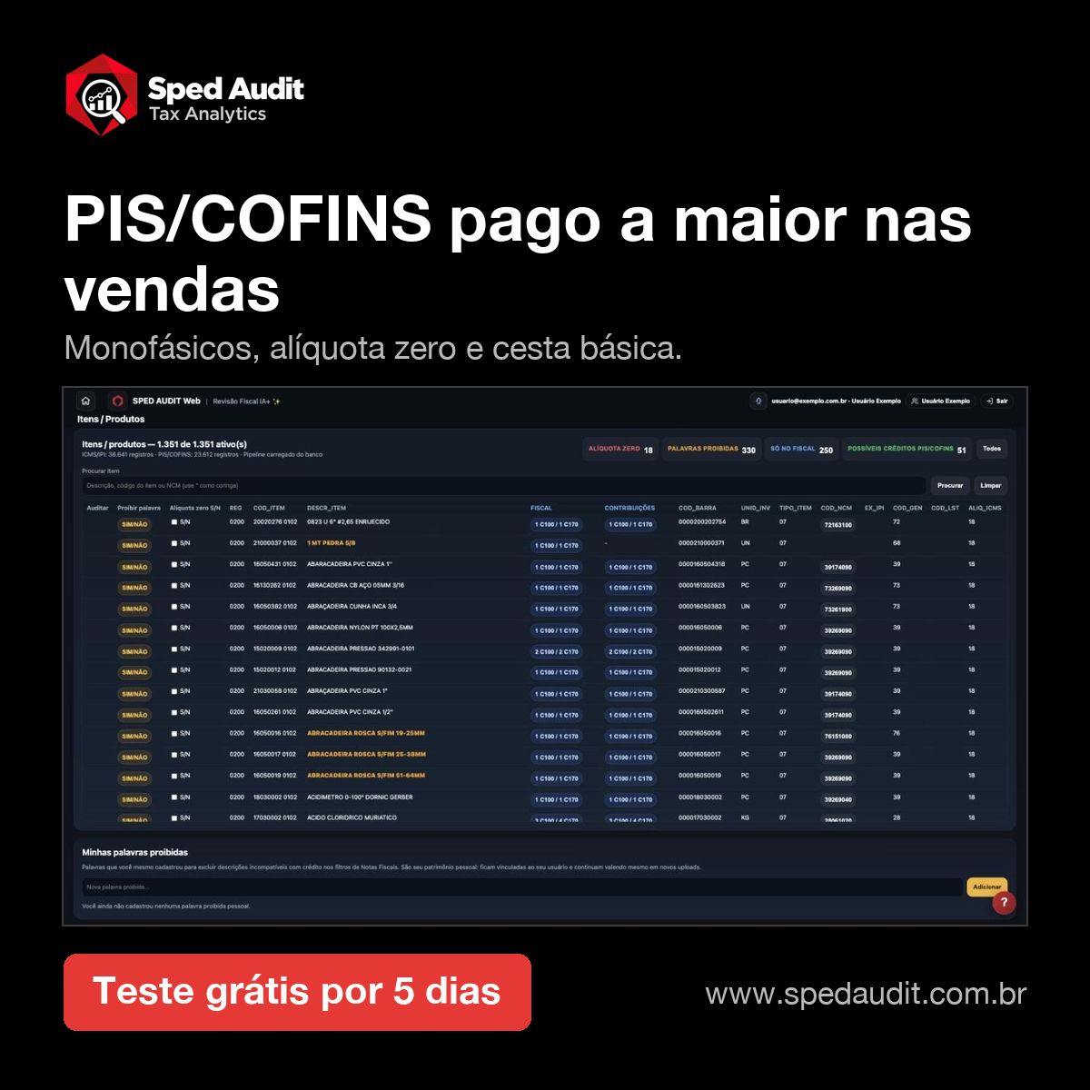 SPED AUDIT ad