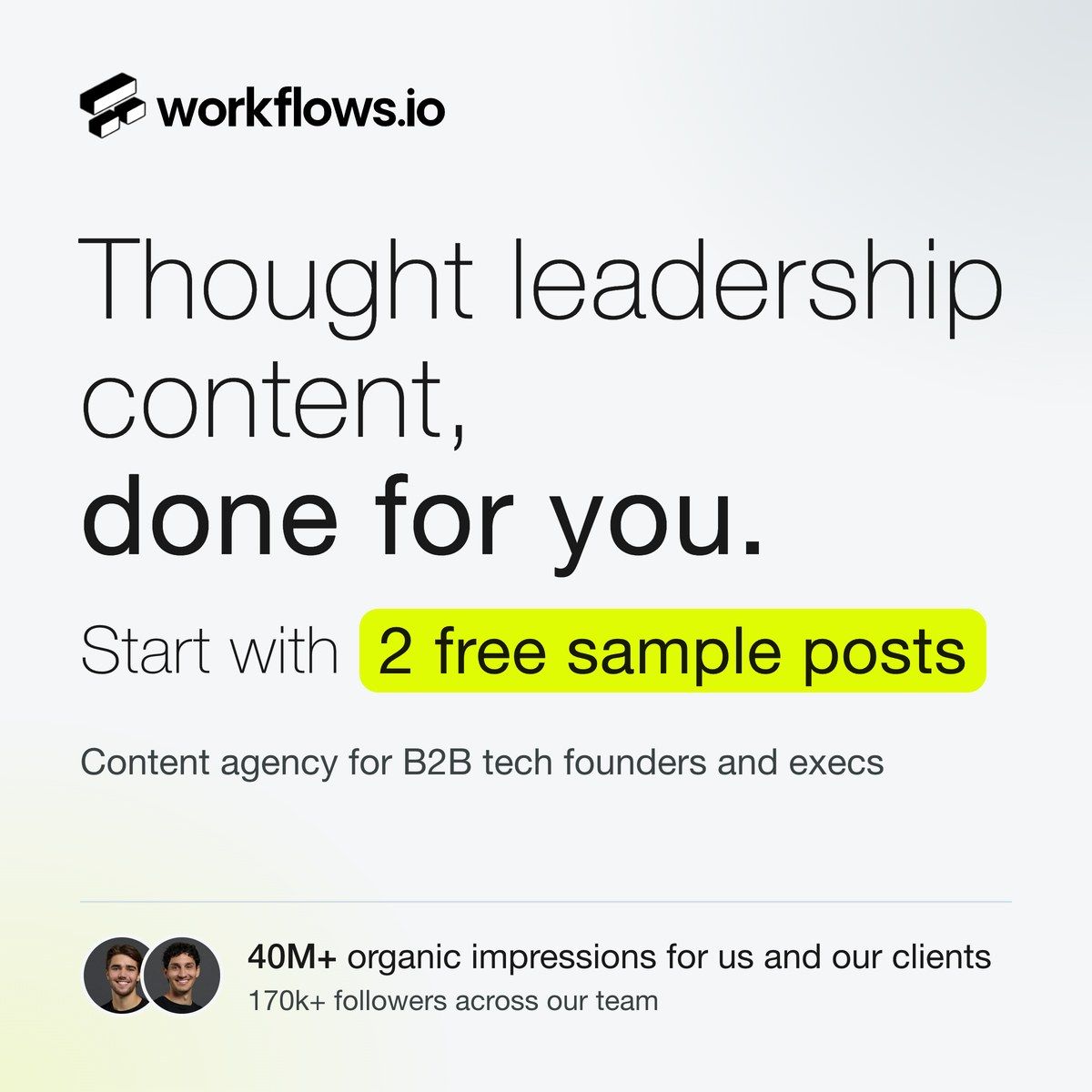 Workflows.io ad