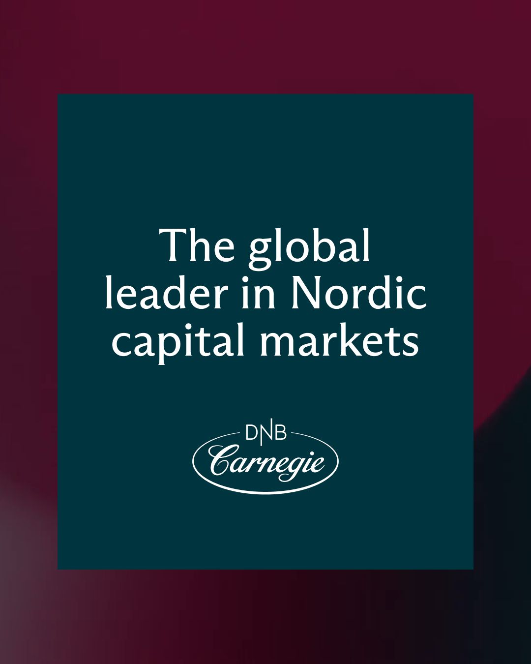 DNB Carnegie ad