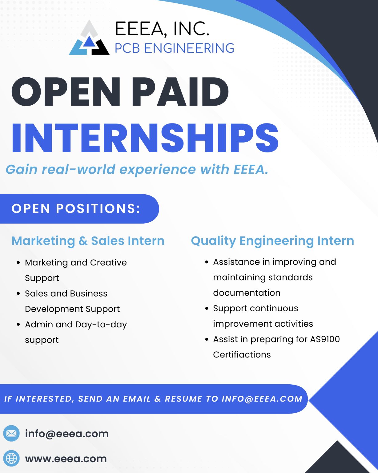 EEEA, Inc. ad