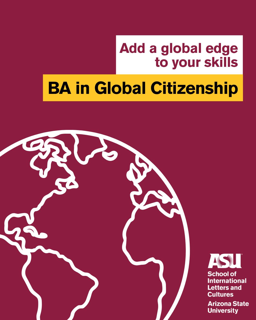 ASU School of International Letters and Cultures ad