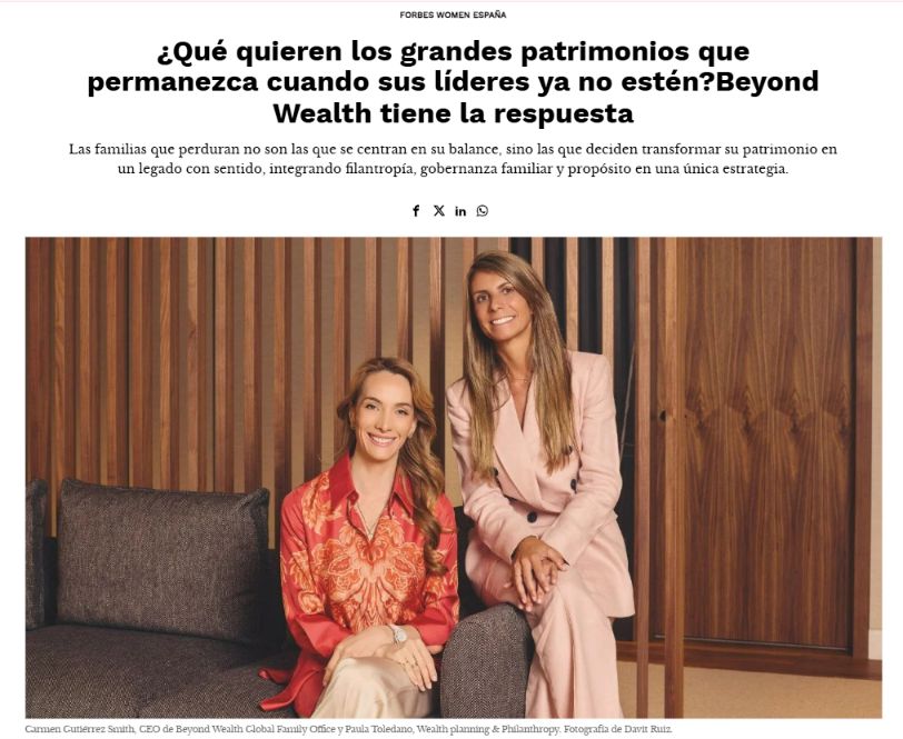 Beyond Wealth - Global Family Office ad
