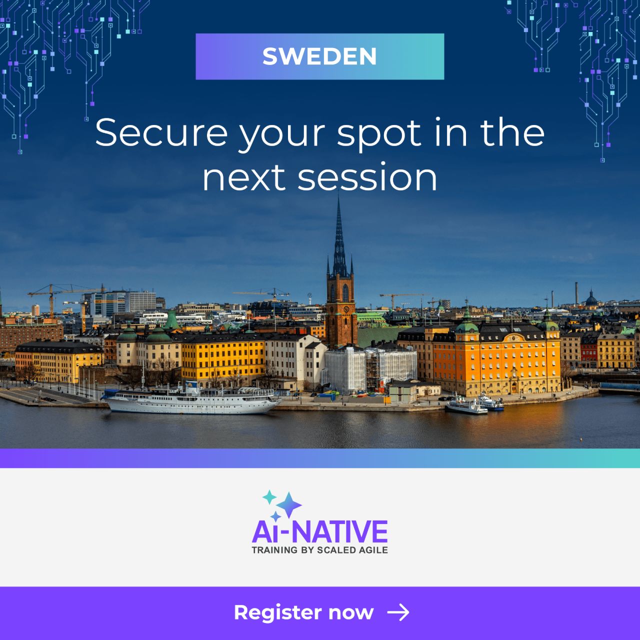AI-Native Training by Scaled Agile, Inc. ad