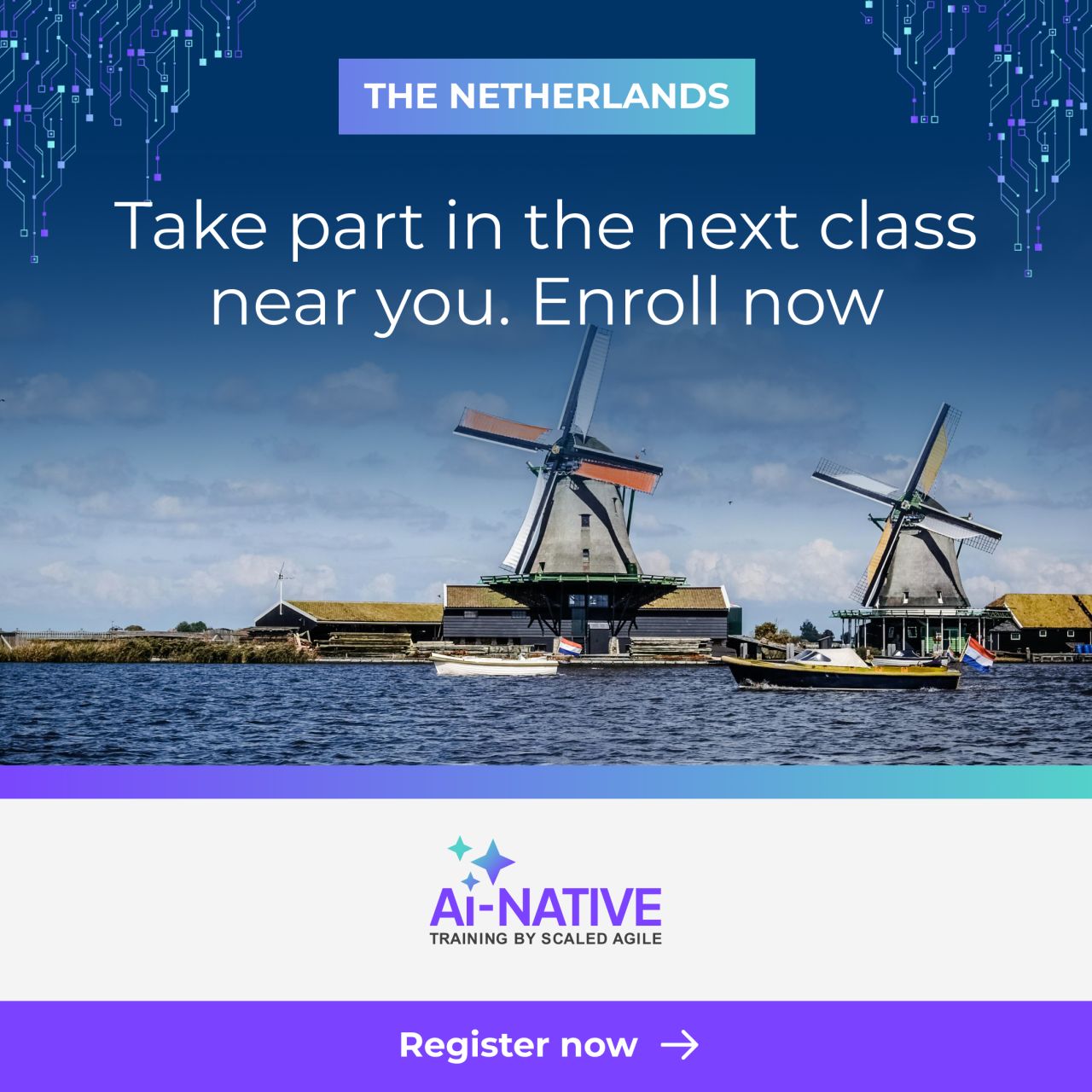 AI-Native Training by Scaled Agile, Inc. ad