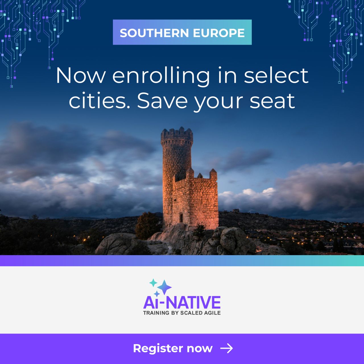 AI-Native Training by Scaled Agile, Inc. ad