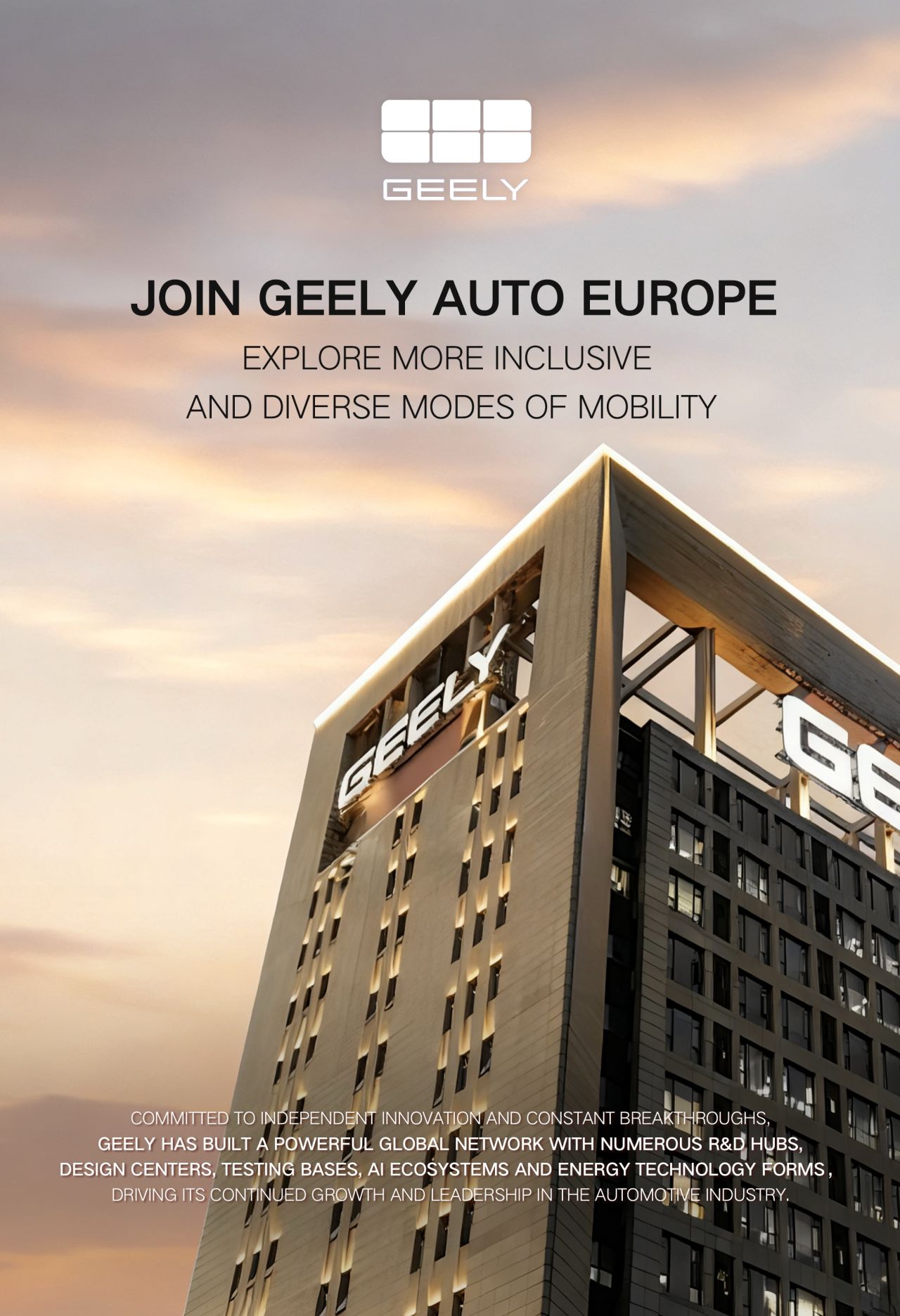 Geely Auto Europe ad