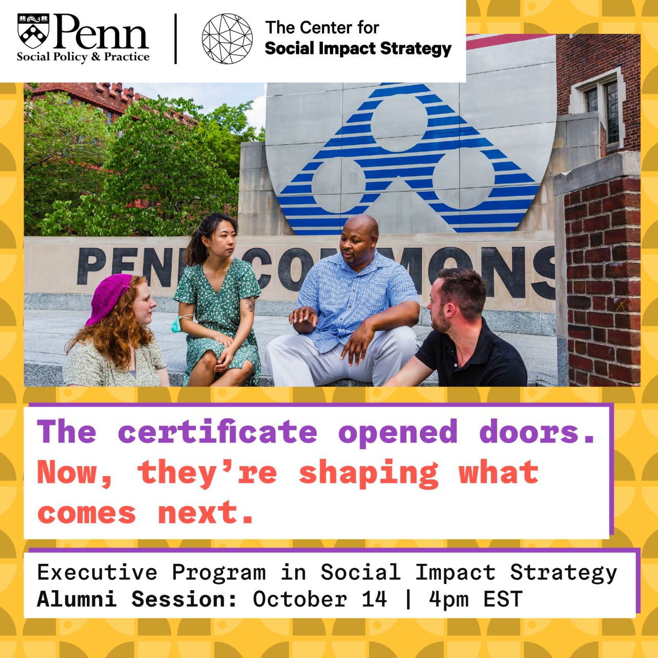 Center for Social Impact Strategy ad