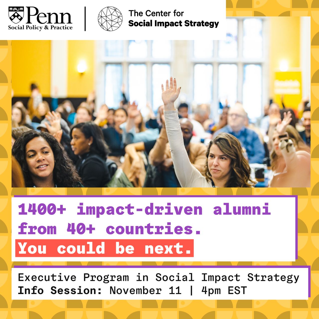 Center for Social Impact Strategy ad