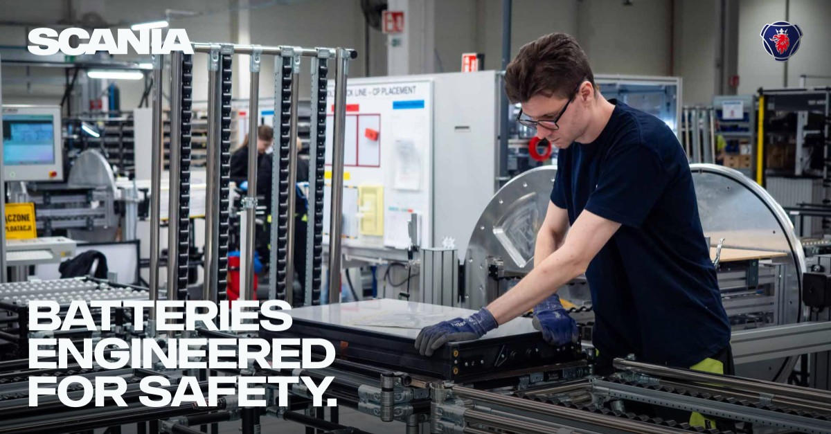 Scania Industrial Batteries ad