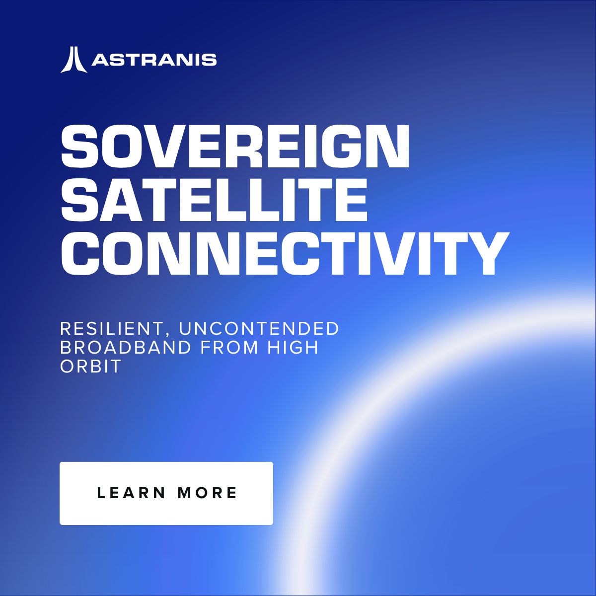 Astranis Space Technologies ad