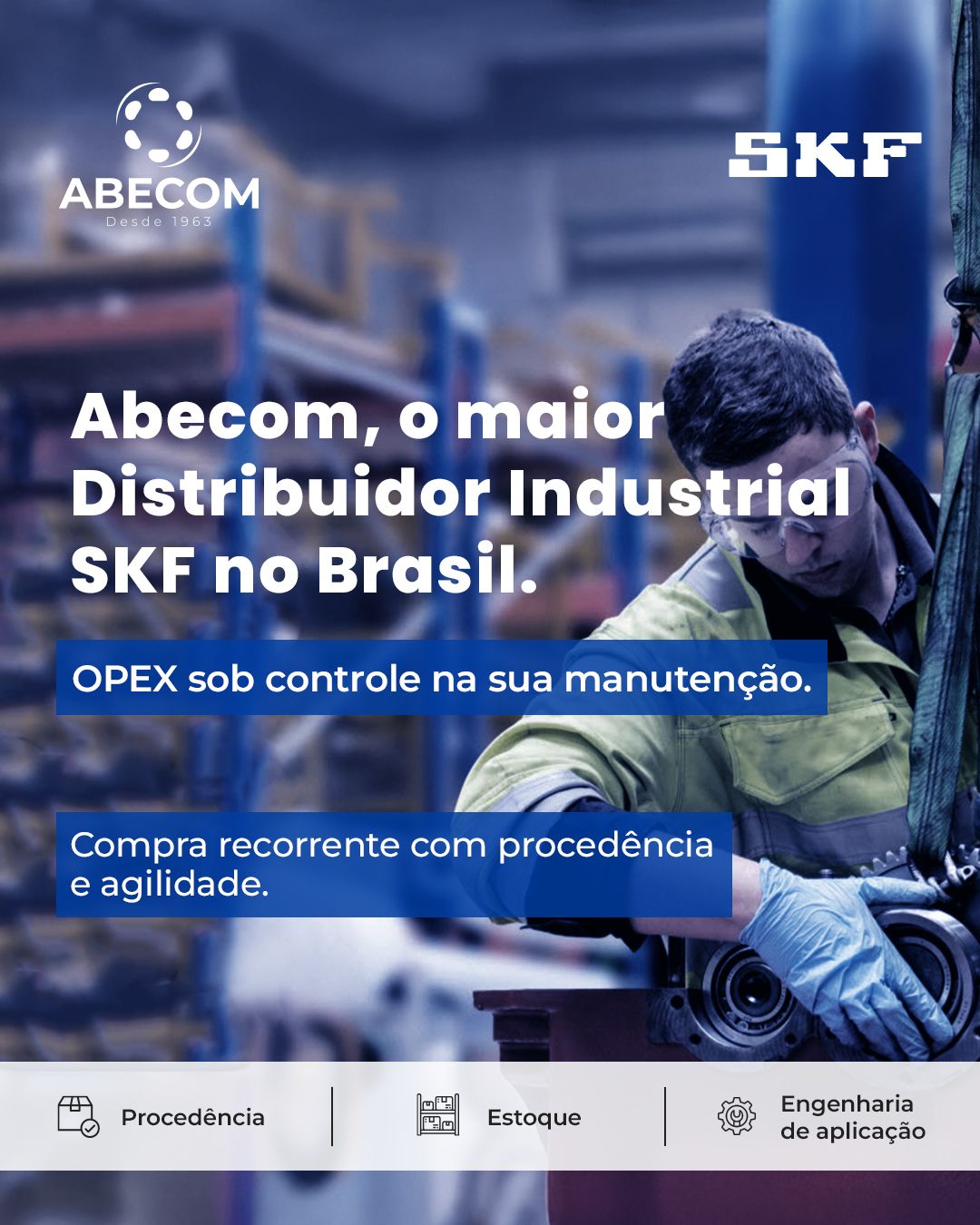 Abecom Rolamentos e Produtos de Borracha Oficial ad