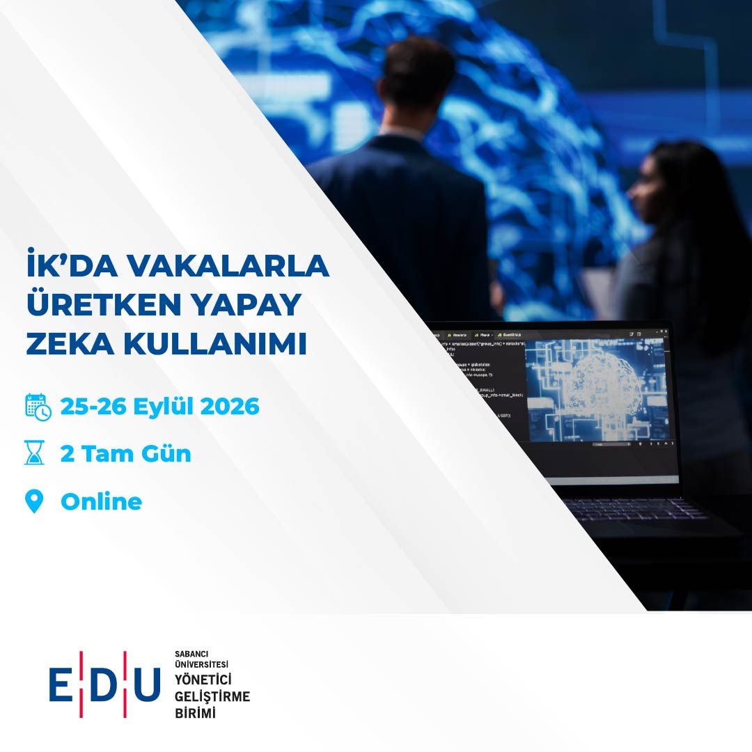Sabancı University Executive Development Unit (EDU) ad