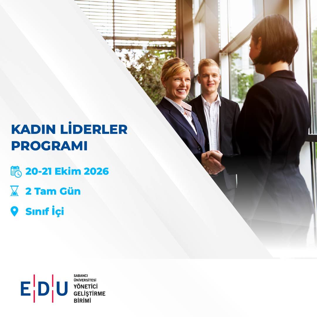 Sabancı University Executive Development Unit (EDU) ad
