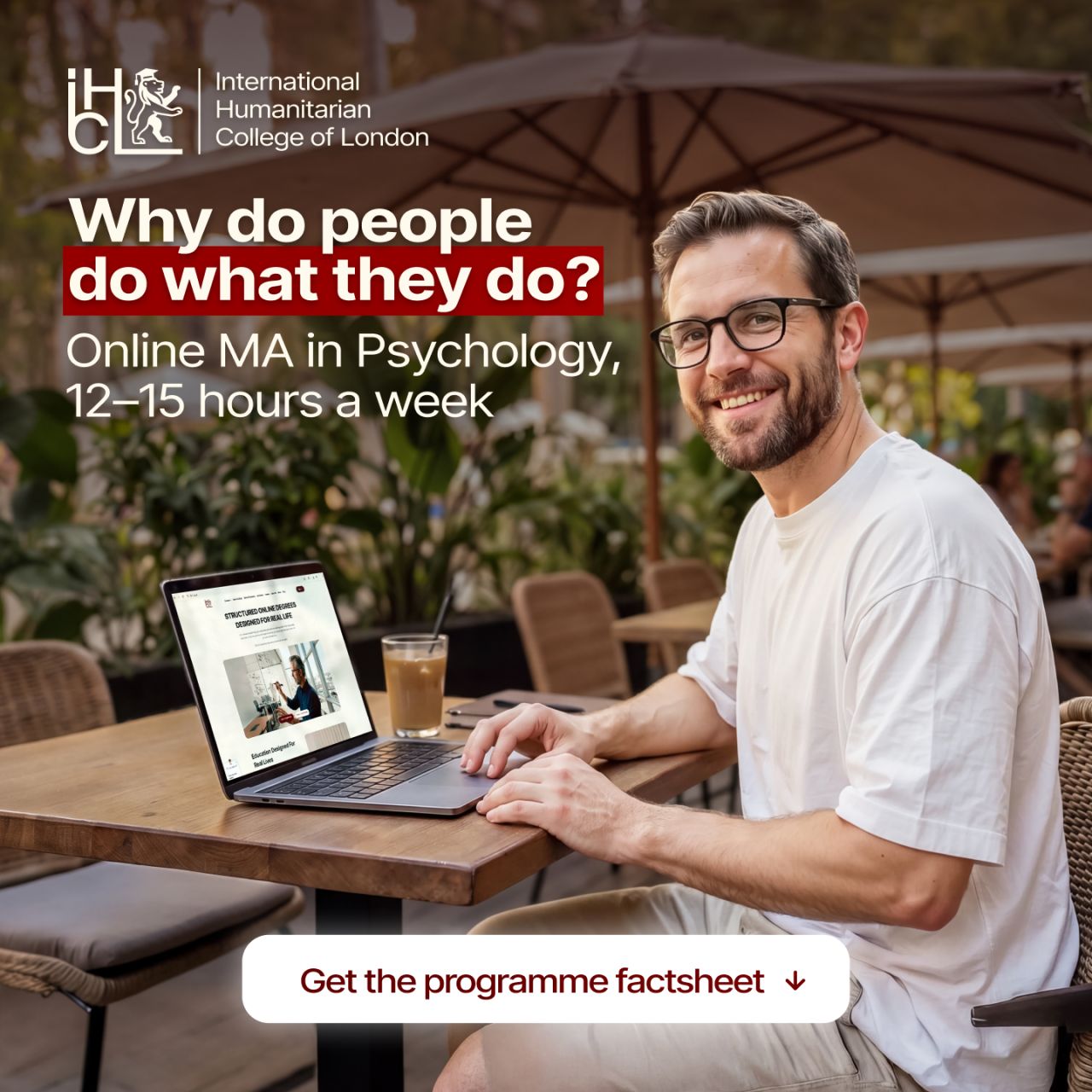 International Humanitarian College London | IHCL ad