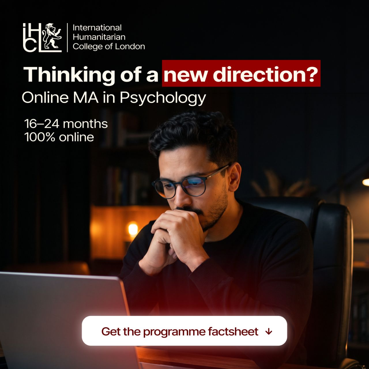 International Humanitarian College London | IHCL ad
