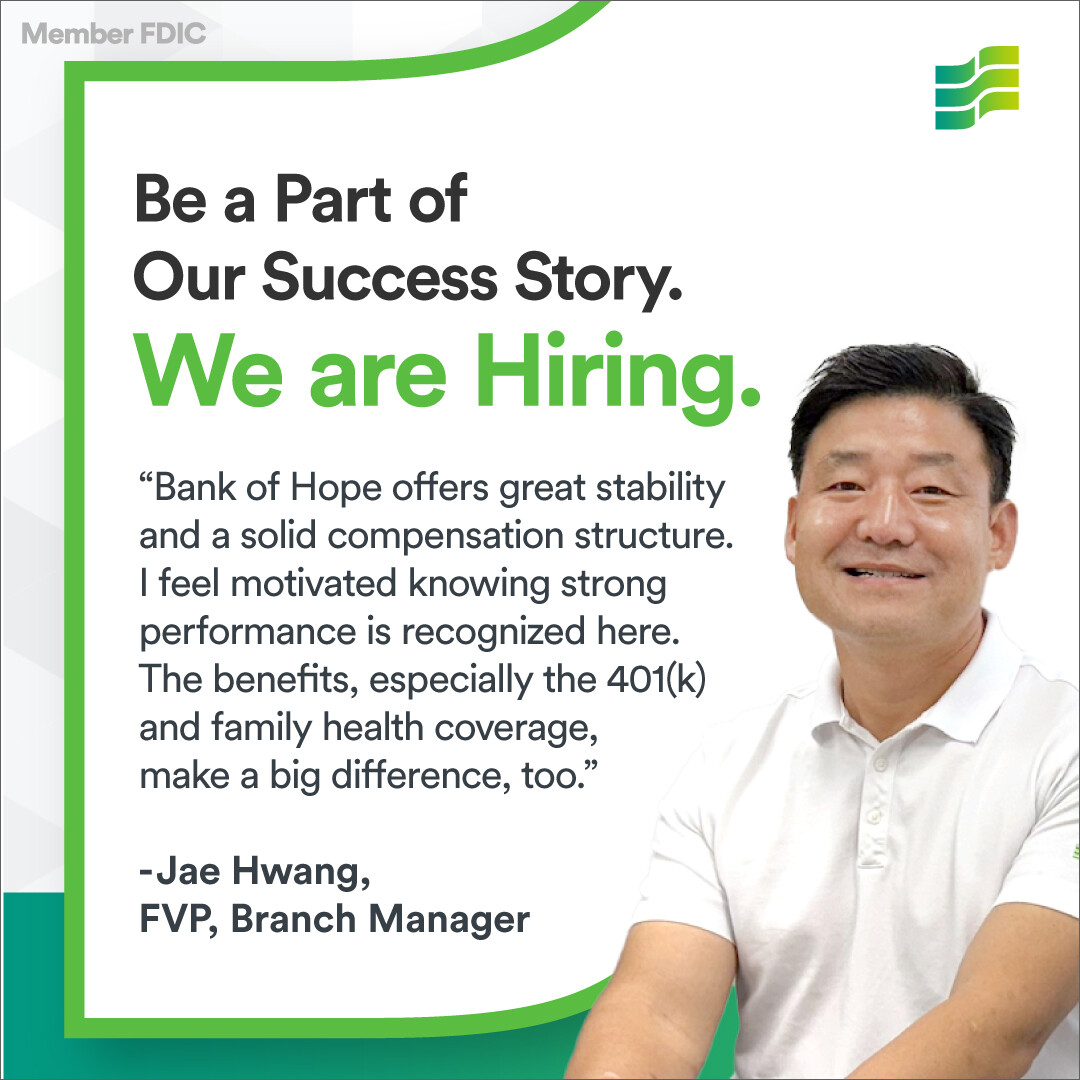 Bank of Hope ad
