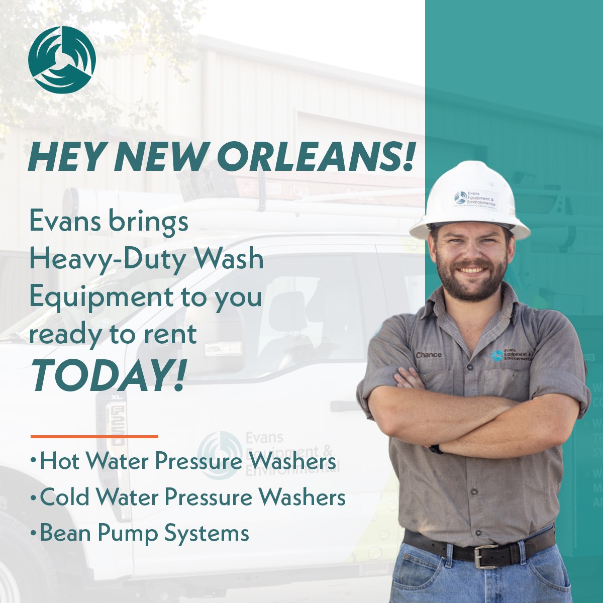 Evans Equipment & Environmental ad