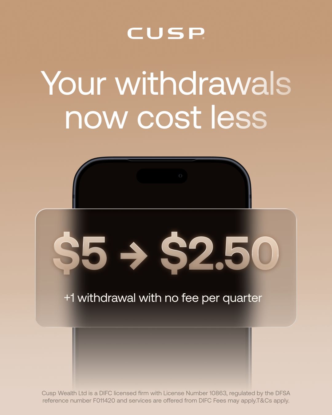 CUSP Wealth ad