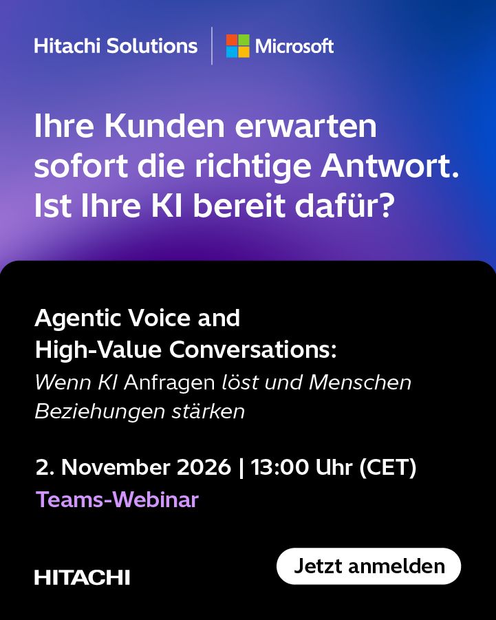 Hitachi Solutions Germany ad