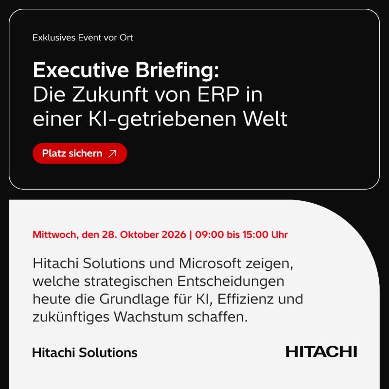 Hitachi Solutions Germany ad
