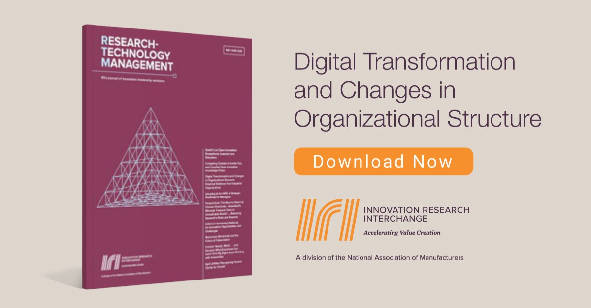 Innovation Research Interchange ad