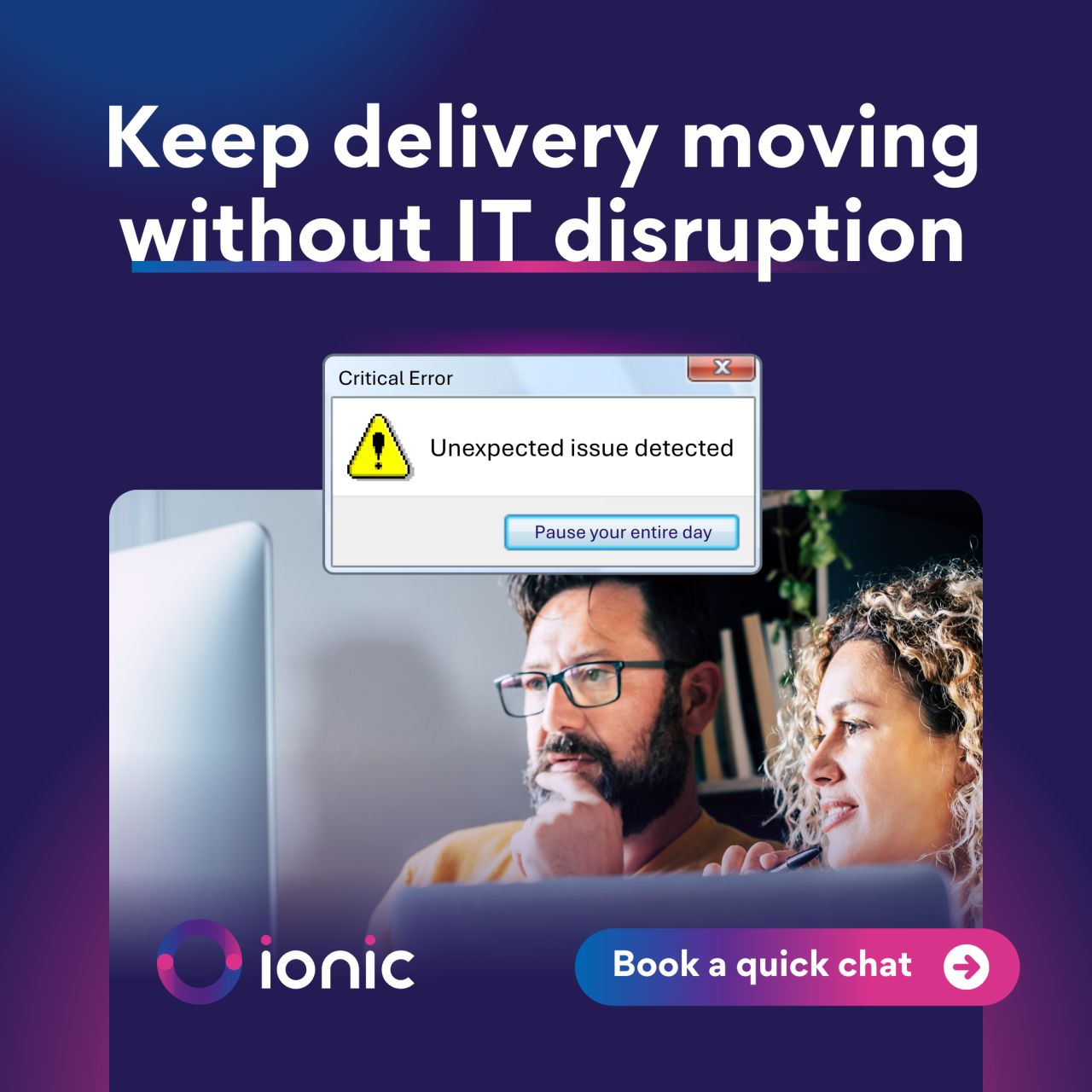 Ionic IT ad