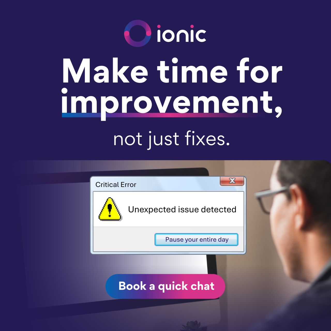 Ionic IT ad