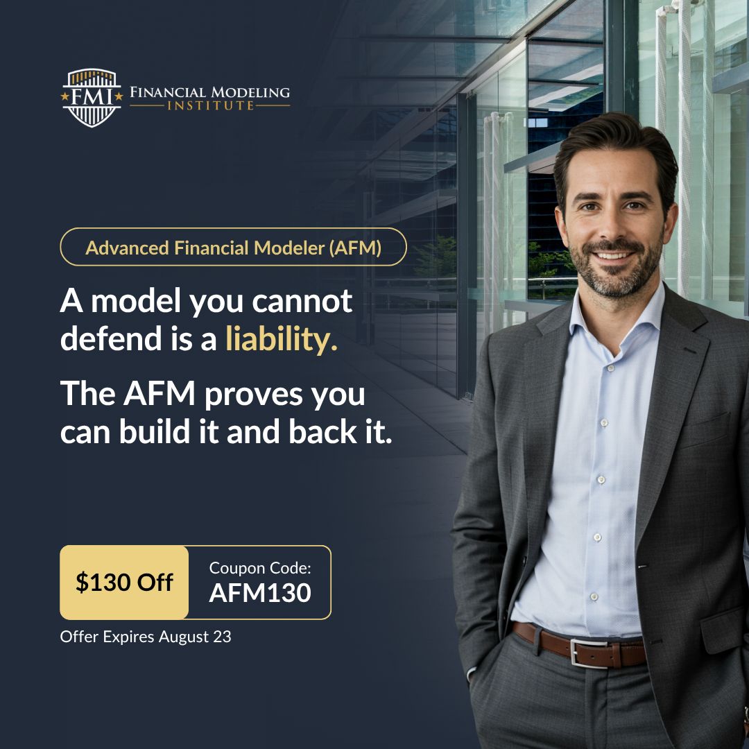 Financial Modeling Institute (FMI) ad