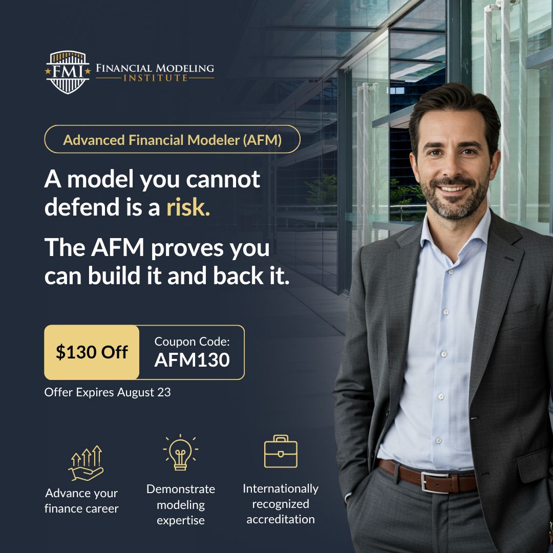 Financial Modeling Institute (FMI) ad