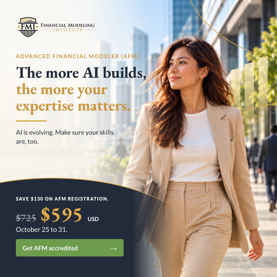 Financial Modeling Institute (FMI) ad