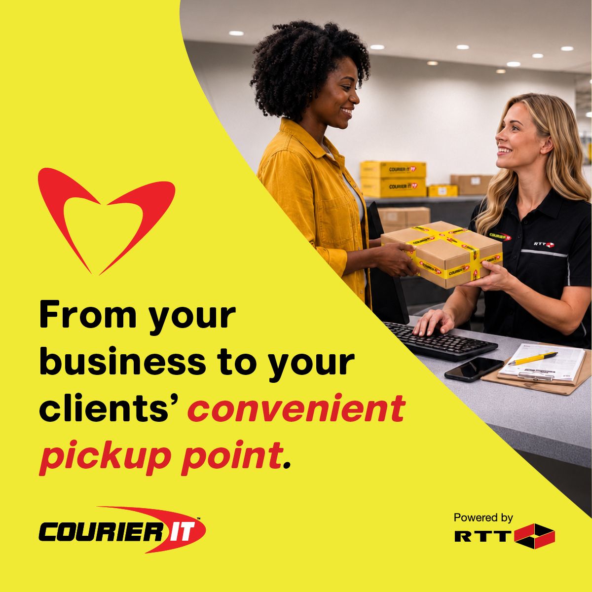 Courierit, a division of RTT Group (Pty) Ltd ad