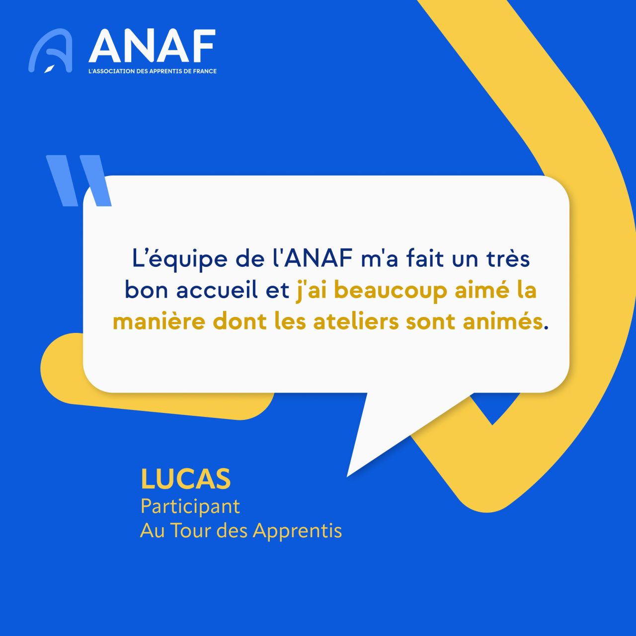 Association des Apprentis de France (ANAF) ad