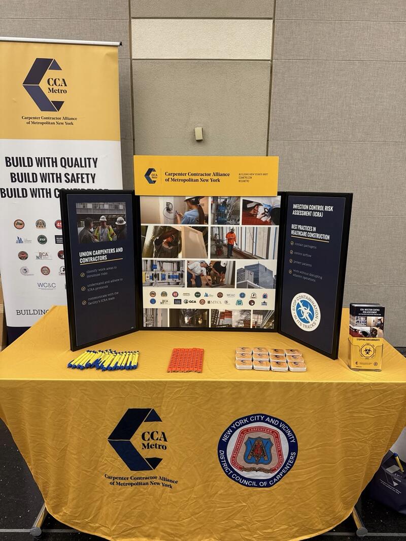 CCA Metro - Carpenter Contractor Alliance of Metropolitan New York ad