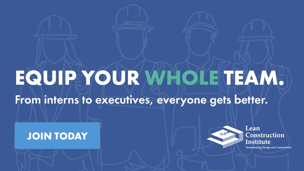 Lean Construction Institute (US) ad