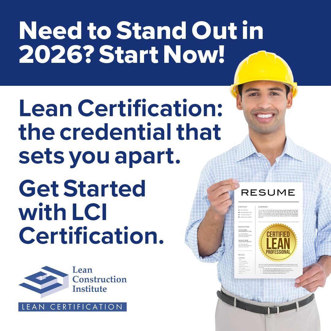 Lean Construction Institute (US) ad