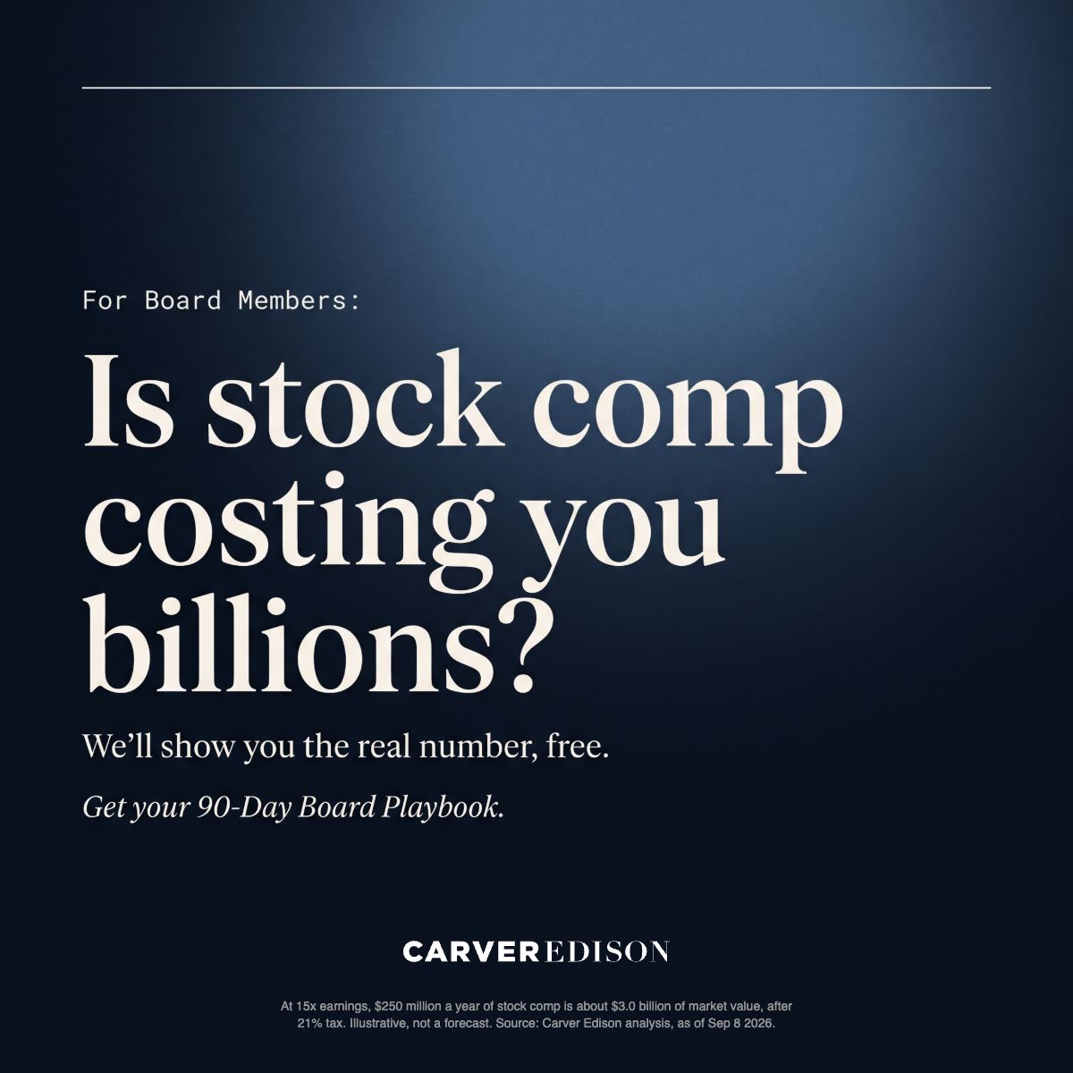 Carver Edison ad