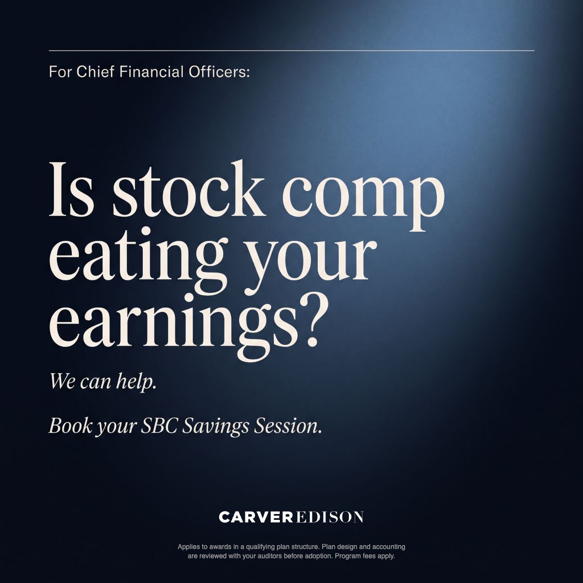 Carver Edison ad