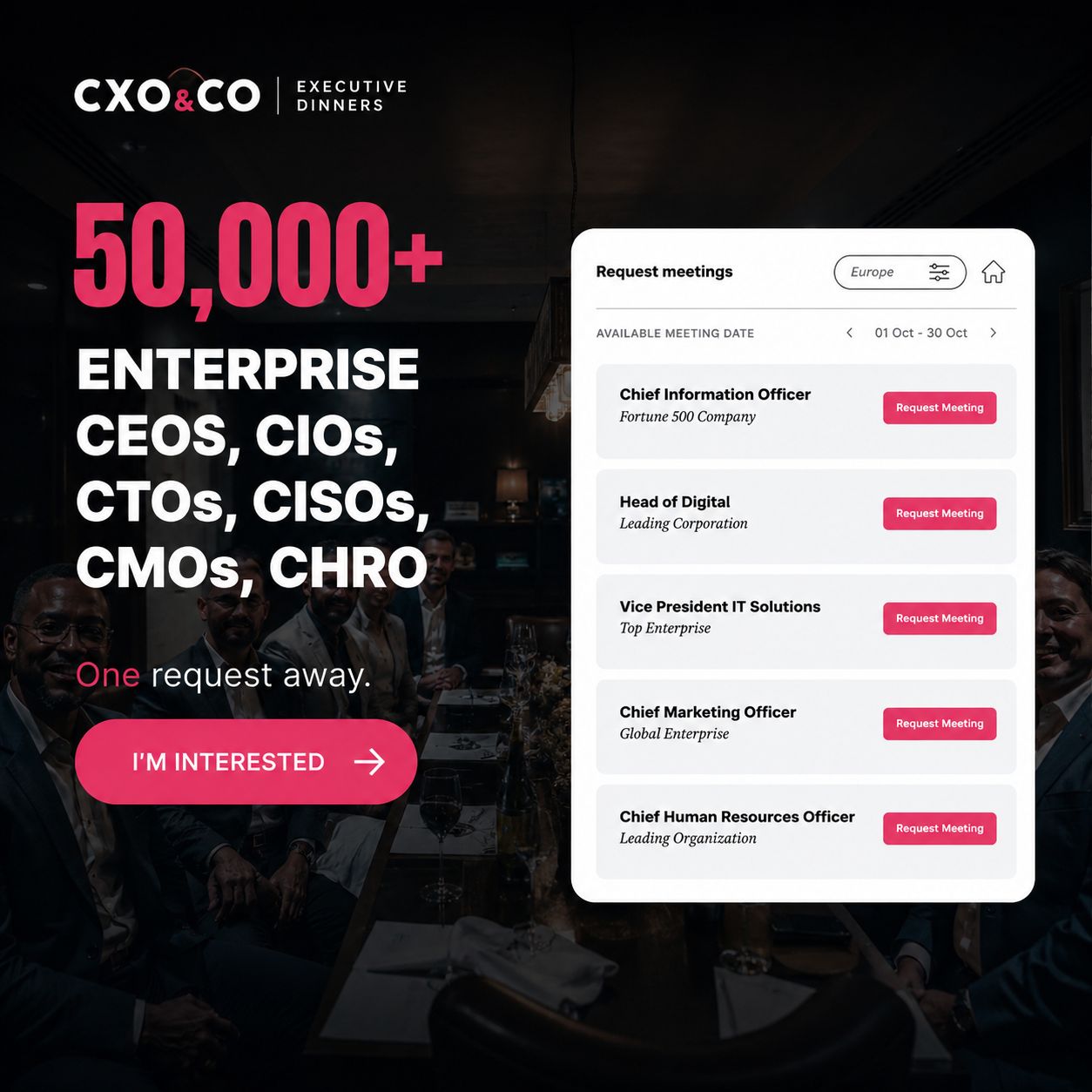 CXO & Co ad