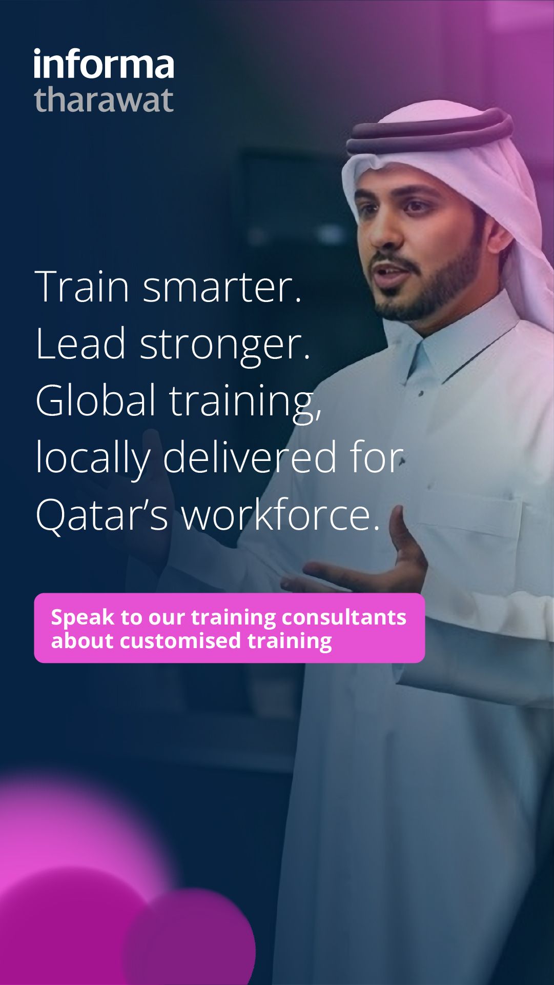 Informa Connect Academy ad